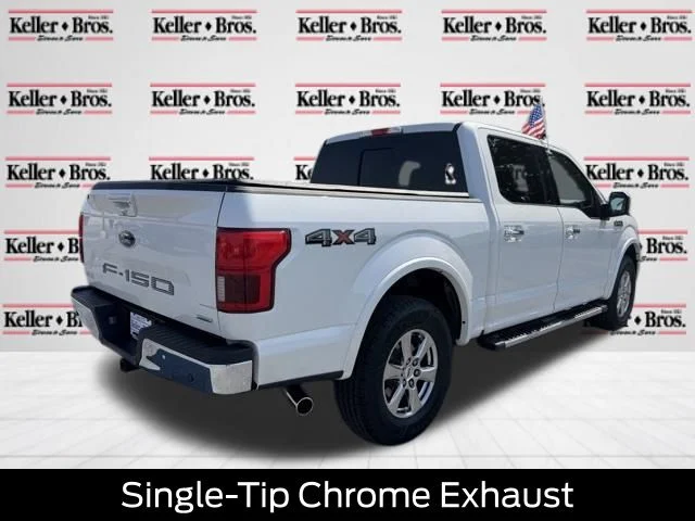 Certified Used 2018 White Platinum Clearcoat Metallic Ford Lariat image 7