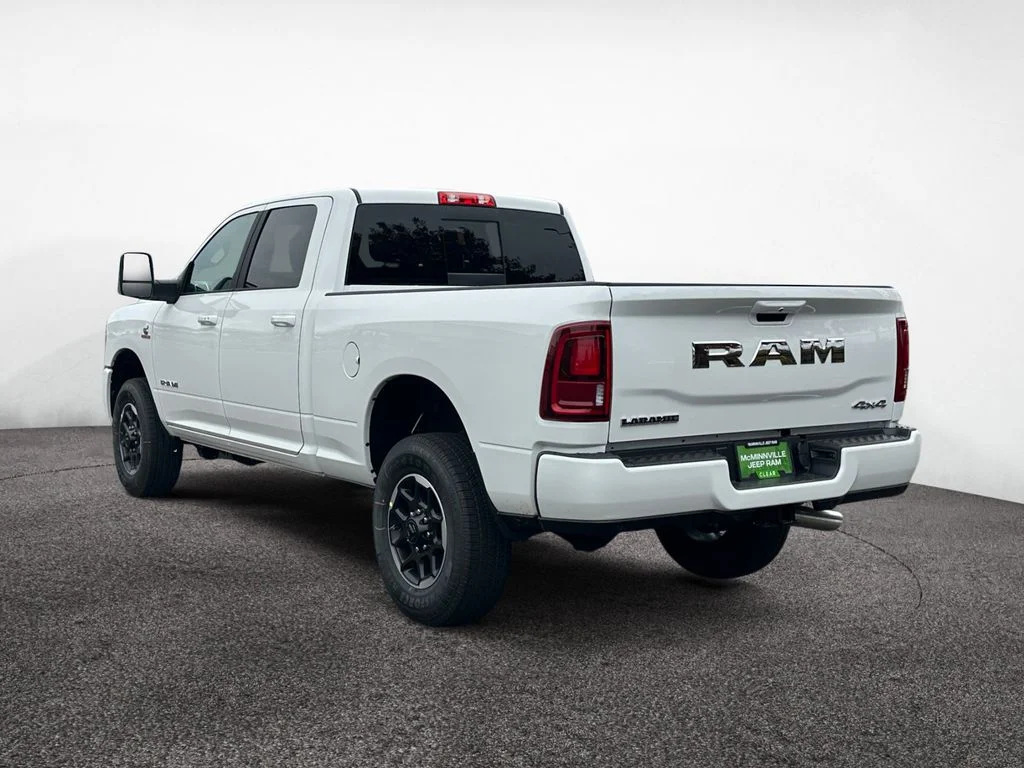 New 2026 Bright White Clear-Coat Exterior Paint RAM Laramie image 3