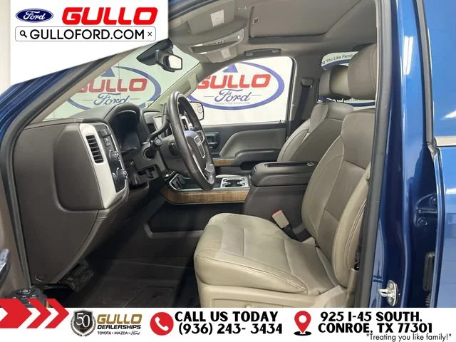 Used 2018 Stone Blue Metallic GMC SLT image 29