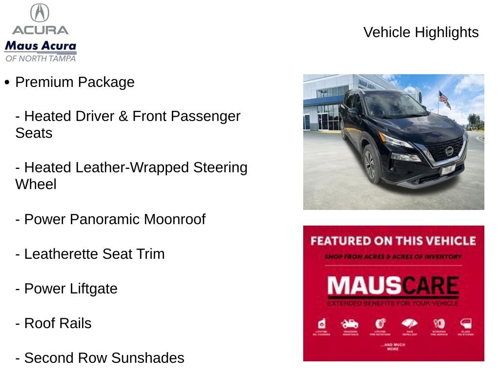 Used 2021 Black Nissan SV image 8