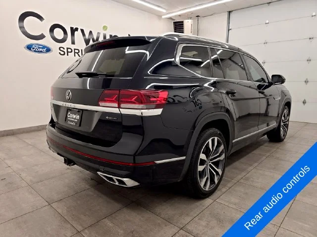 Used 2023 Deep Black Pearl Effect Volkswagen 3.6L V6 SEL Premium R-Line image 5
