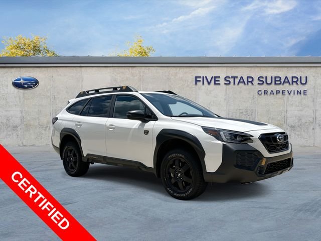 Certified Used 2025 White Subaru Wilderness image 1