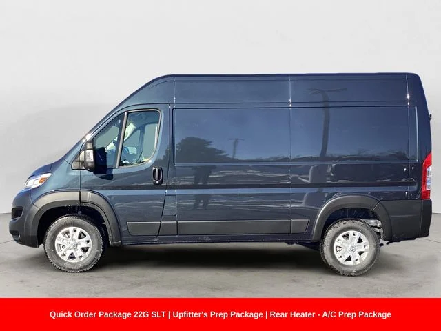 New 2026 Blue Metallic Ram PROMASTER 2500 SLT CARGO VAN HIGH ROOF 136