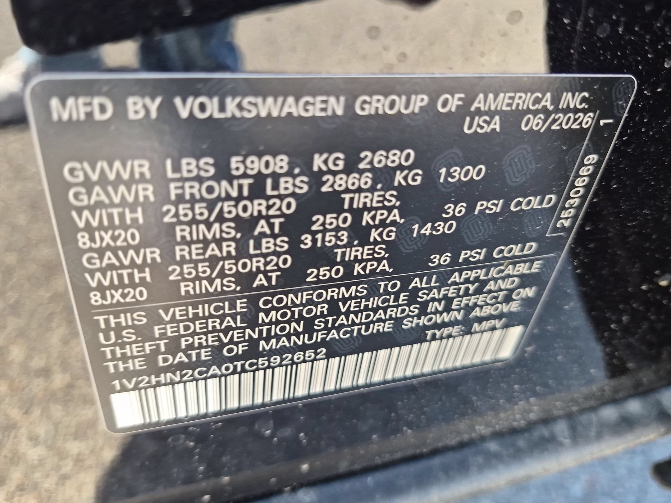 New 2026 Deep Black Pearl Volkswagen 2.0T SE w/Technology image 16