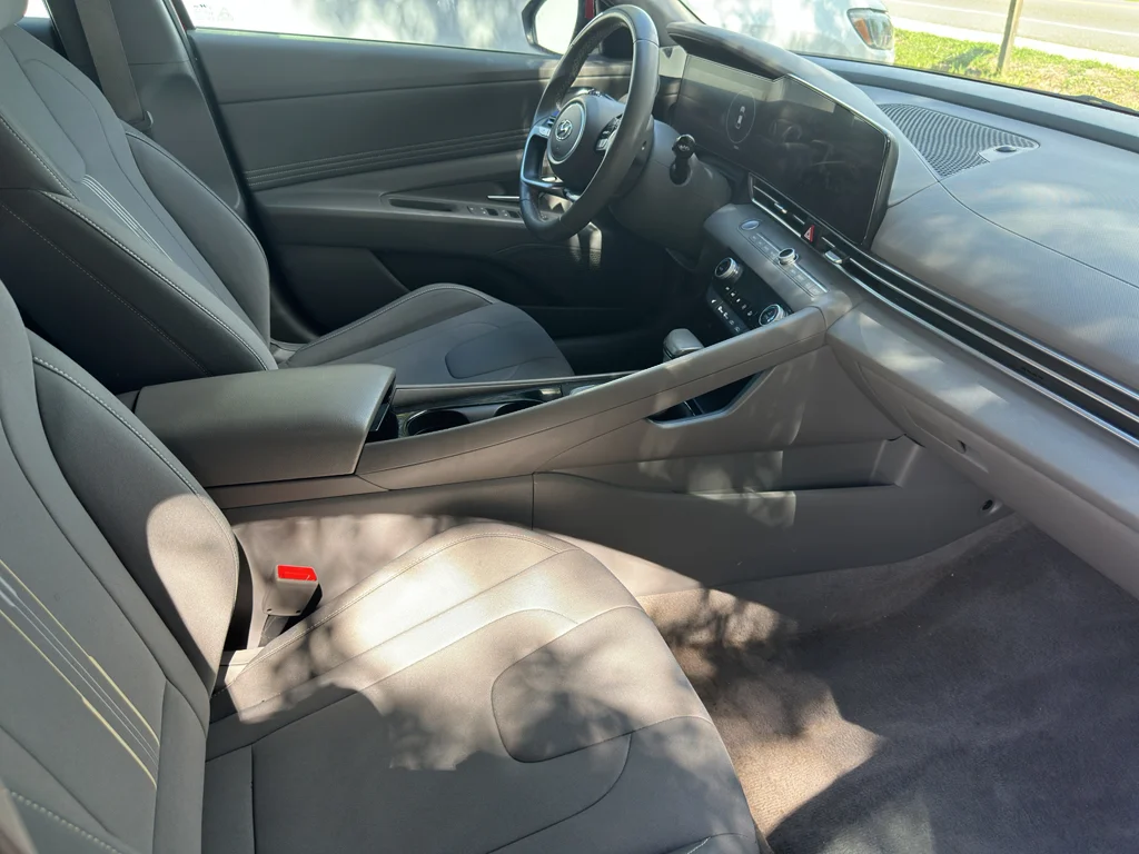 Used 2023 Scarlet Red Pearl Hyundai SEL image 2