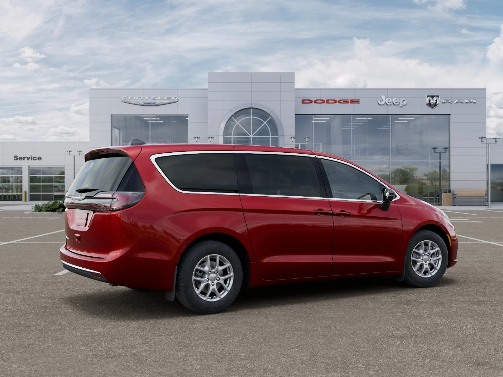 New 2025 Red Hot Pearl-Coat Exterior Paint Chrysler Select image 37