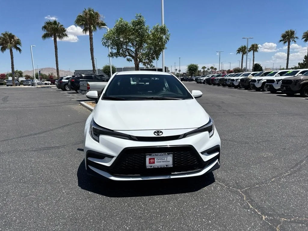 Certified Used 2025 White Toyota SE image 3