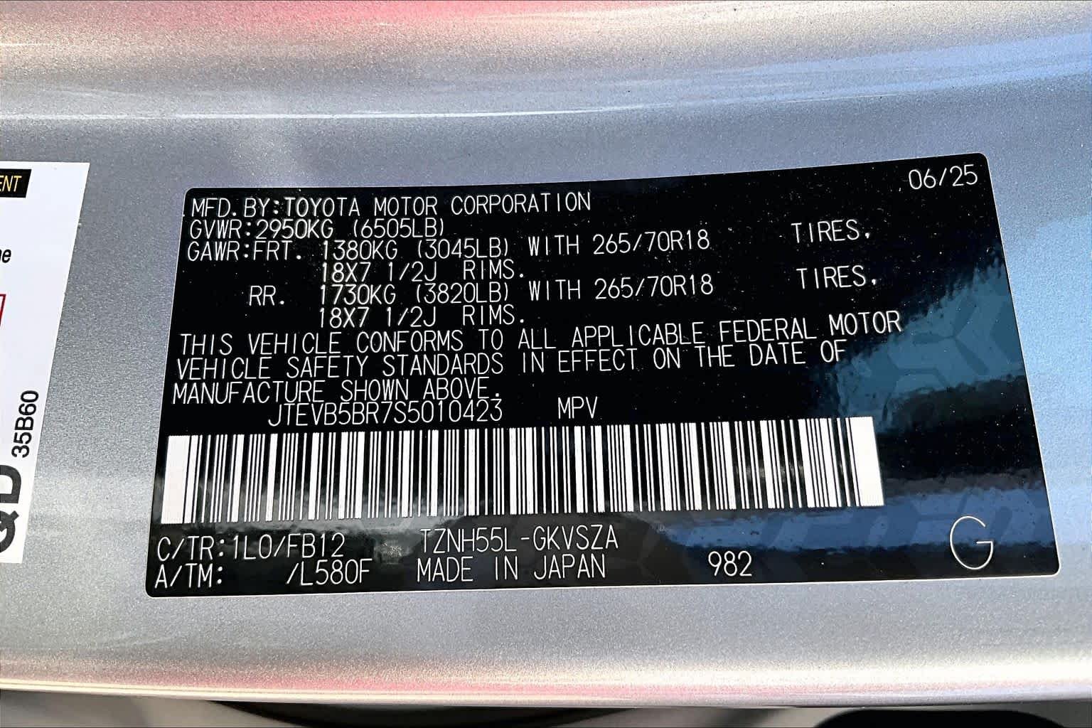 Certified Used 2025 Cutting Edge Toyota Hybrid TRD Off Road image 34