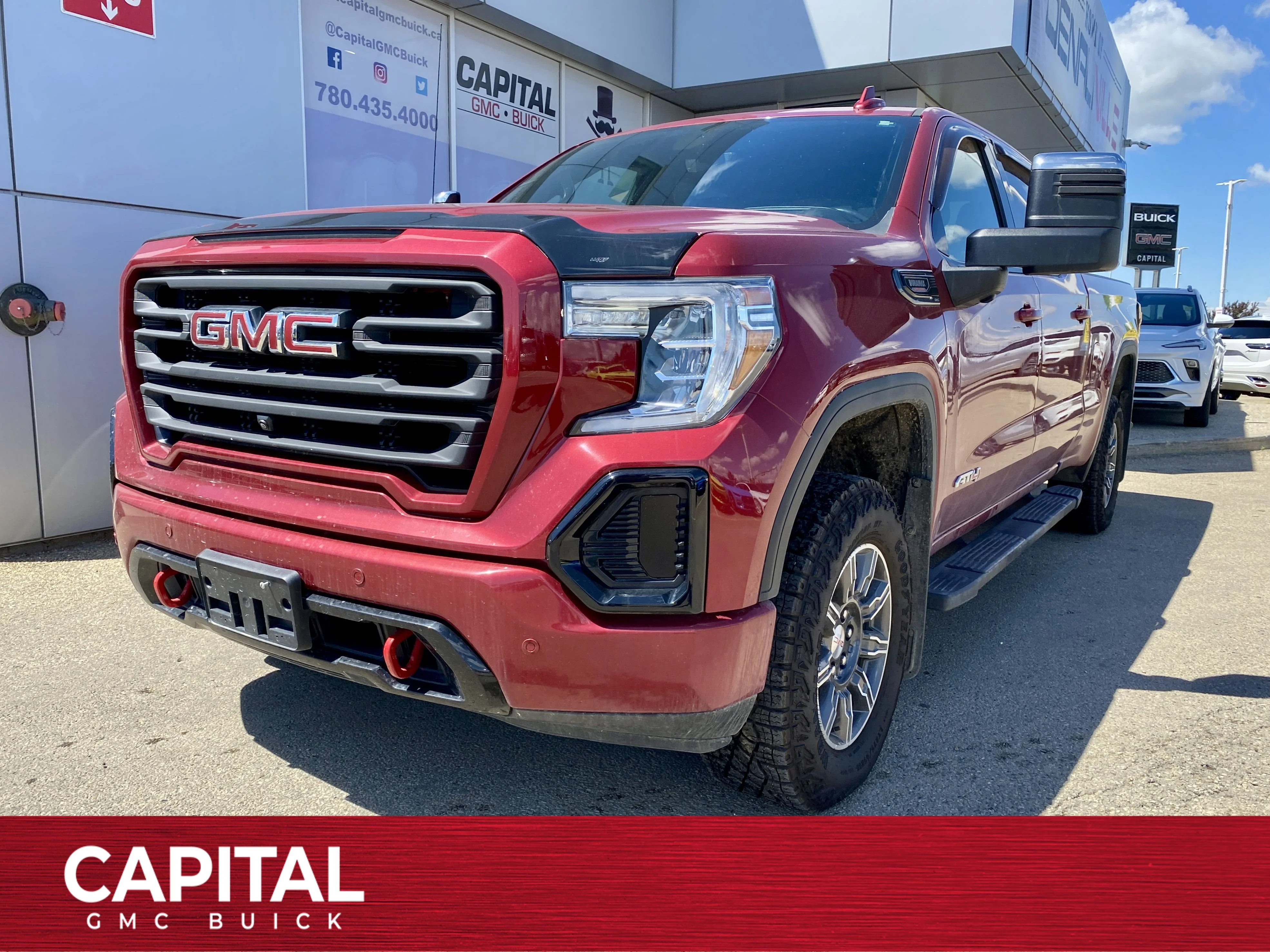 Certified Used 2020 Red GMC Crew Cab AT4 * STANDARD BOX * 3.0L DIESEL * 360 CAMERA * image 1