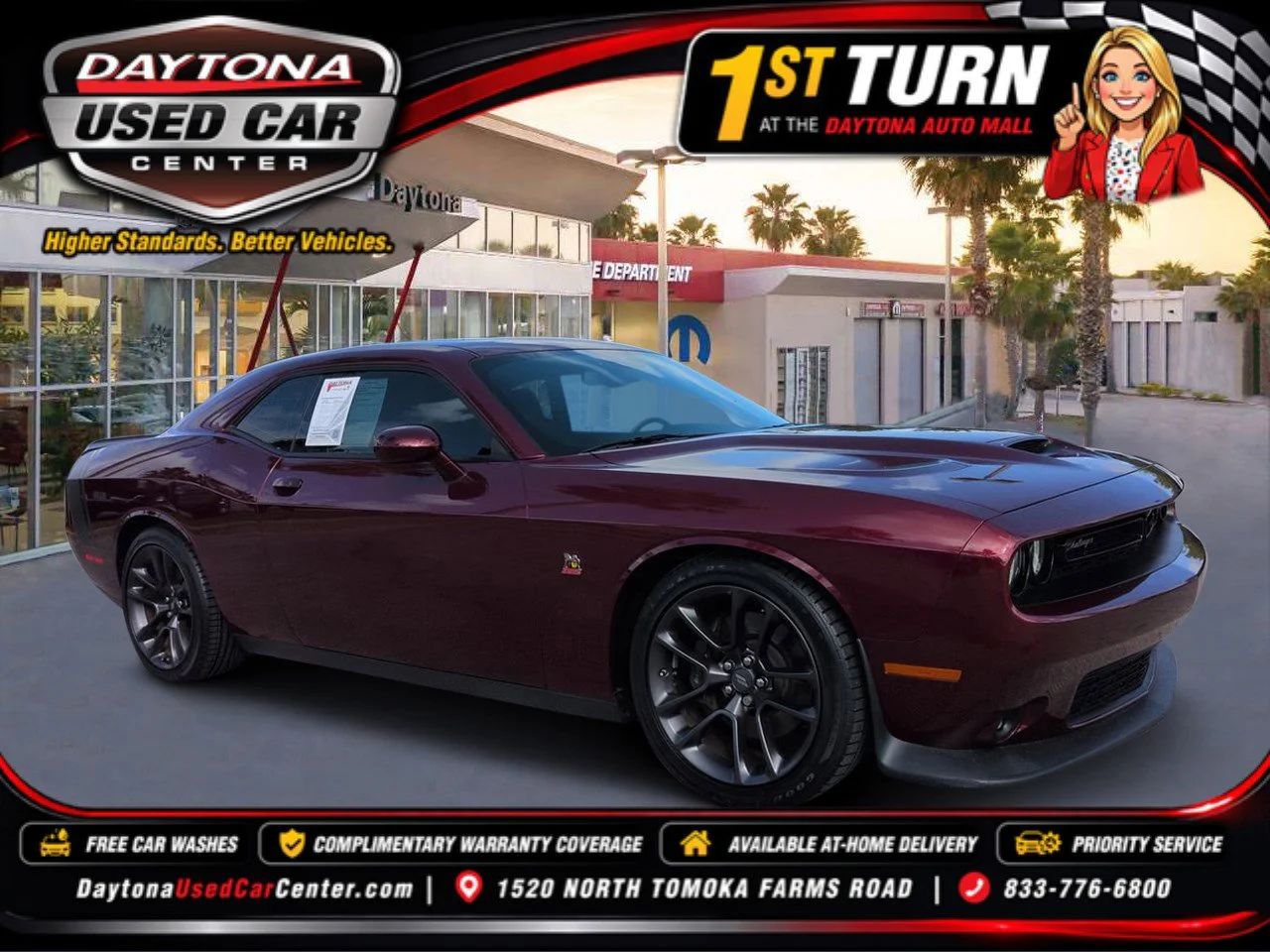 Used 2023 Red Dodge R/T Scat Pack image 1