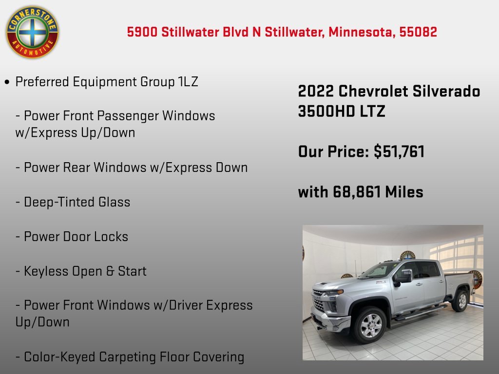 Used 2022 SILVER ICE METALLIC Chevrolet LTZ image 5
