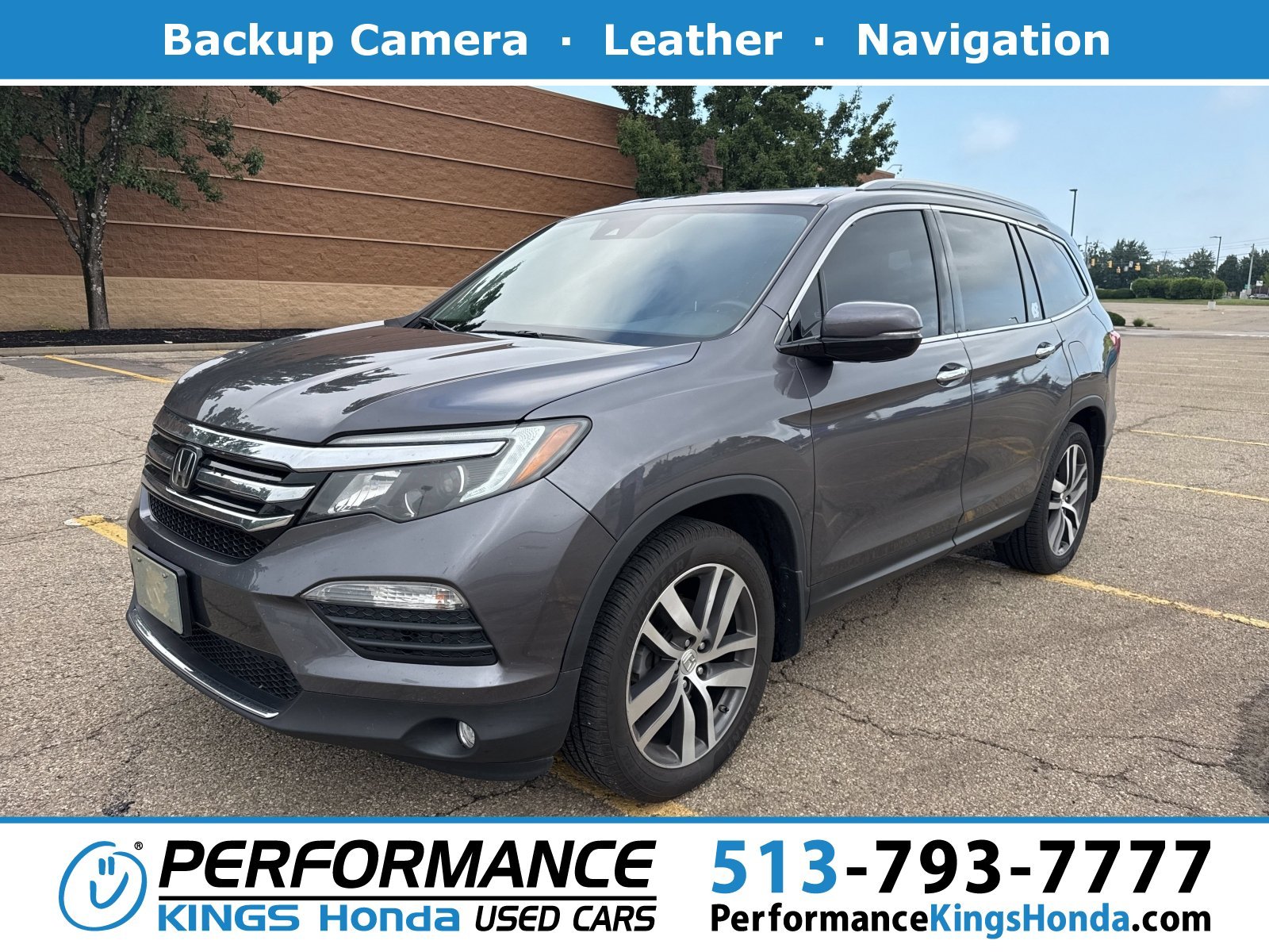 Used 2017 Modern Steel Metallic Honda Touring image 1