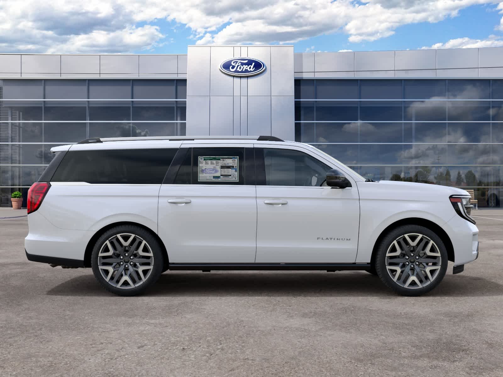 New 2027 Star White Metallic Tri-Coat Ford Platinum image 5