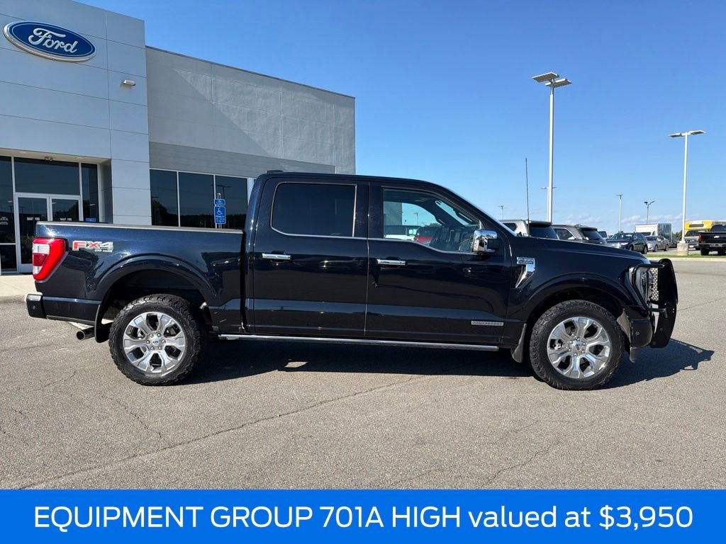 Used 2023 Antimatter Blue Metallic Ford Platinum image 2