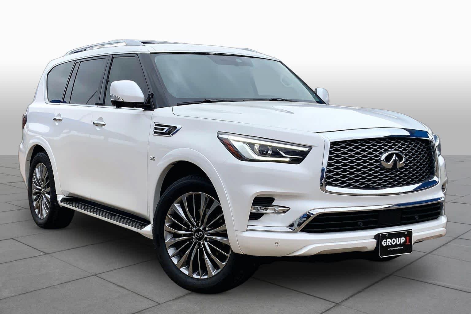 Used 2019 Moonstone White INFINITI LUXE image 3