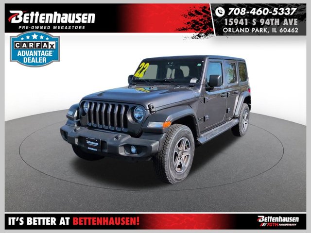 Certified Pre-Owned 2022 Jeep Wrangler Unlimited Sport S 4WD