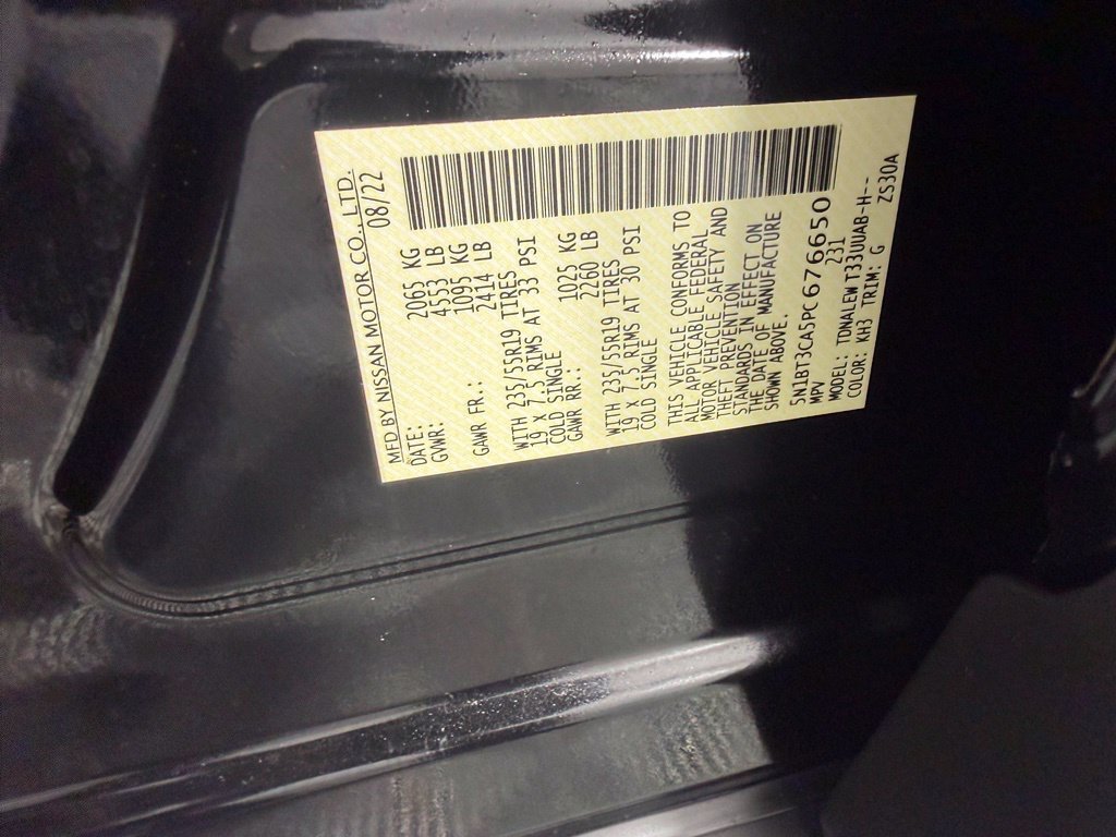 Used 2023 Black Nissan SL image 24