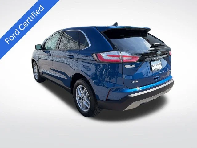 Certified Used 2024 Blue Ford SEL image 3