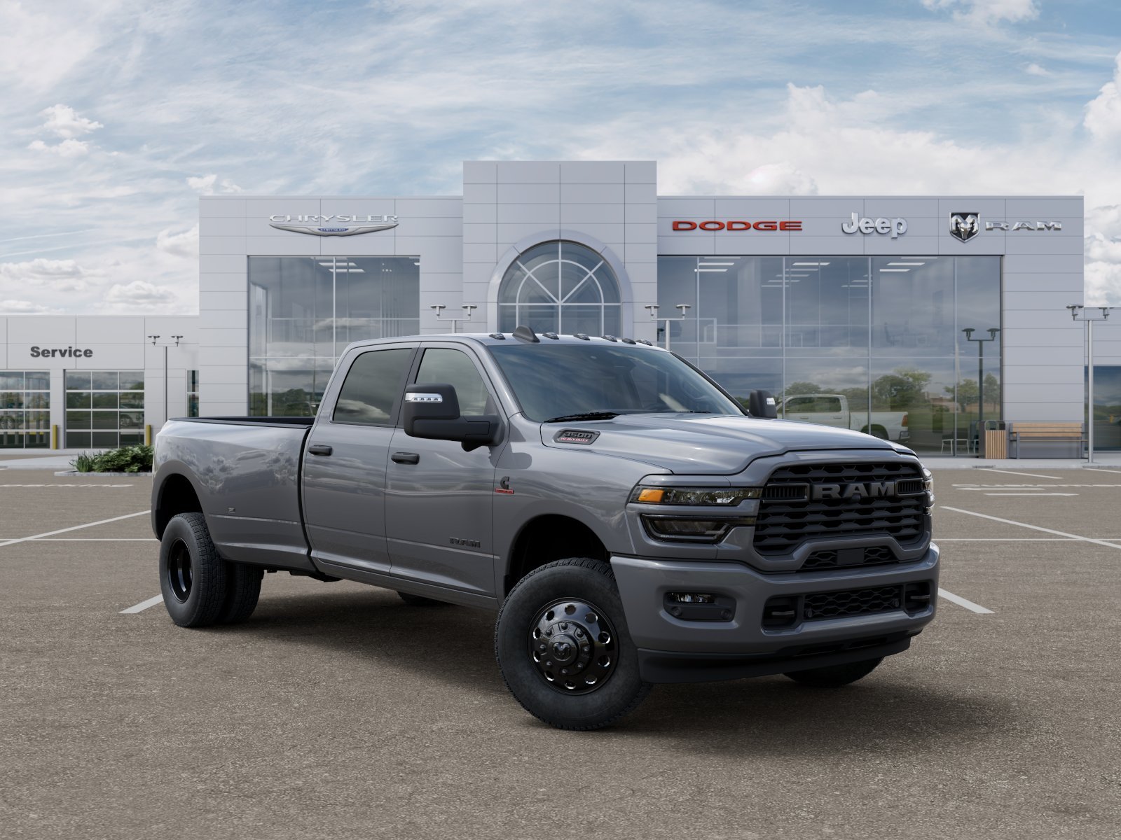New 2026 Ceramic Gray Clearcoat RAM Big Horn image 11