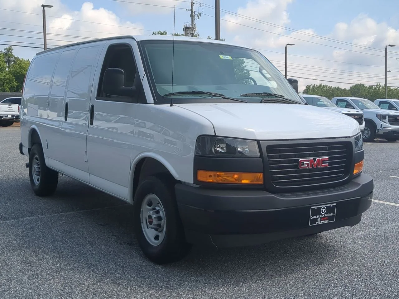 New 2026 Summit White GMC Work Van image 2