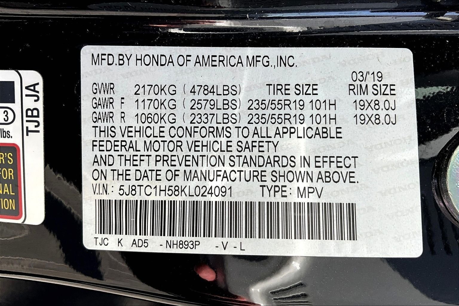 Used 2019 Black Acura Technology Package image 35