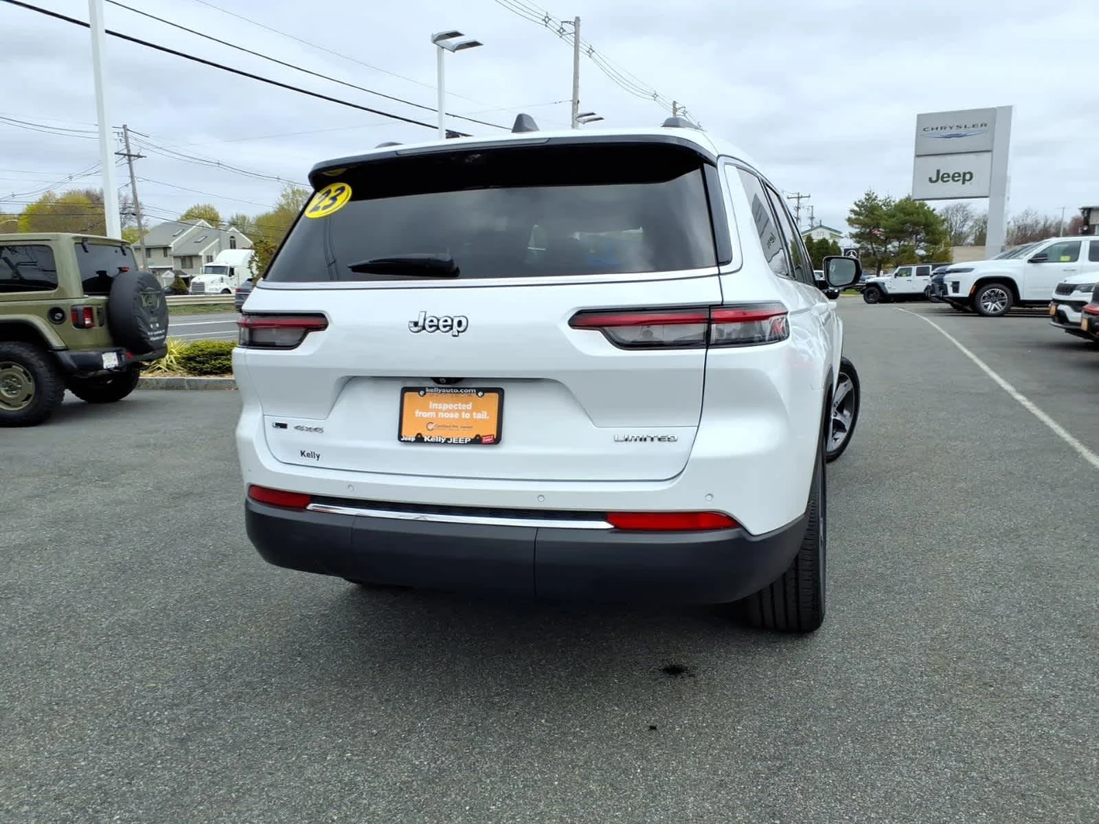 Certified Used 2023 Bright White Clearcoat Jeep Limited image 7