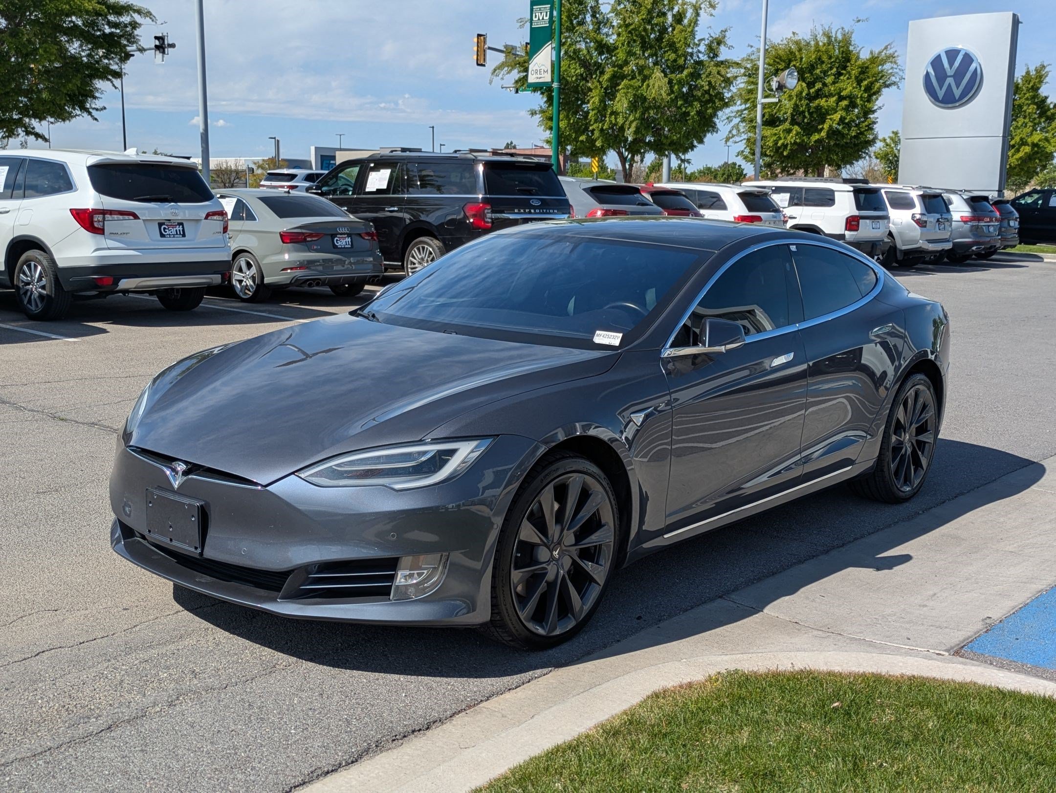 Used 2021 Midnight Silver Metallic Tesla Long Range image 8