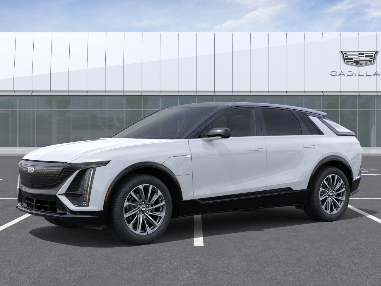 New 2027 Vibrant White Tricoat Cadillac Sport image 2