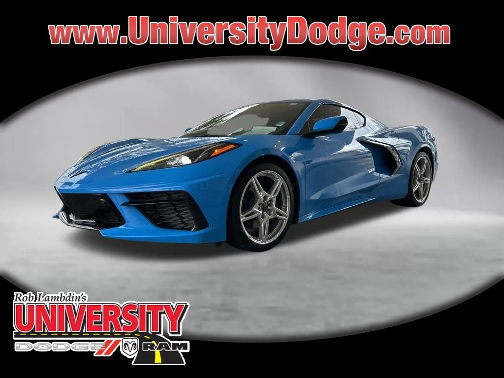 Used 2022 Blue Chevrolet Stingray image 1