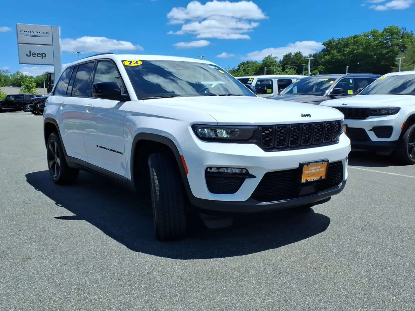 Certified Used 2023 Bright White Clearcoat Jeep Limited image 5