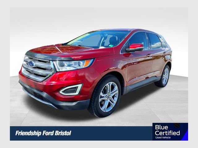 Used 2017 Red Ford Titanium image 1