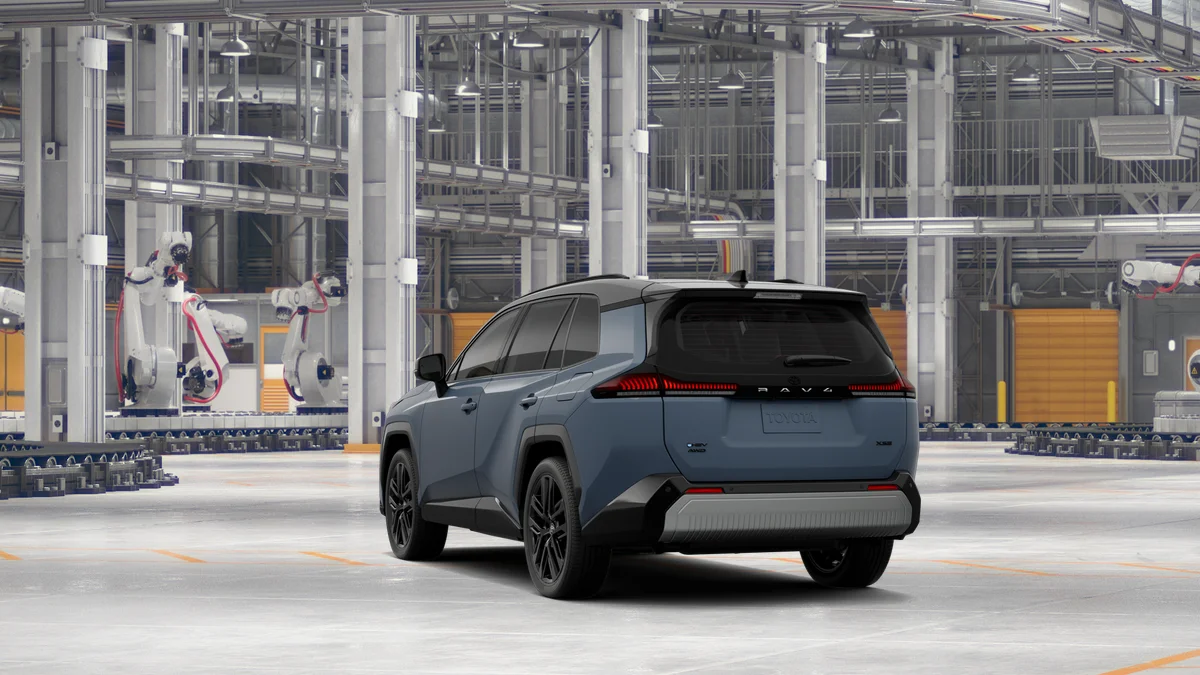 New 2026 Storm Cloud with Midnight Black Metallic roof Toyota XSE image 7
