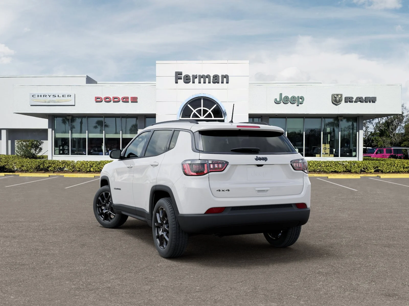 New 2026 Bright White Clear-Coat Exterior Paint Jeep Latitude image 35