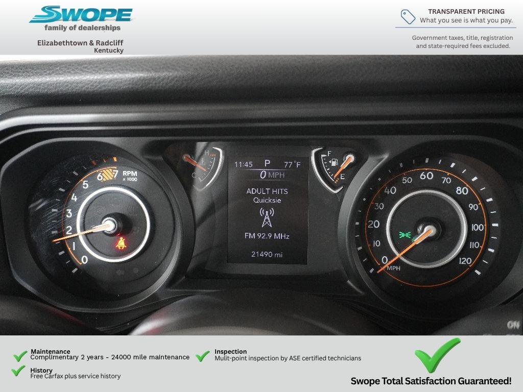 Used 2025 Hydro Blue Pearlcoat Jeep Willys image 16