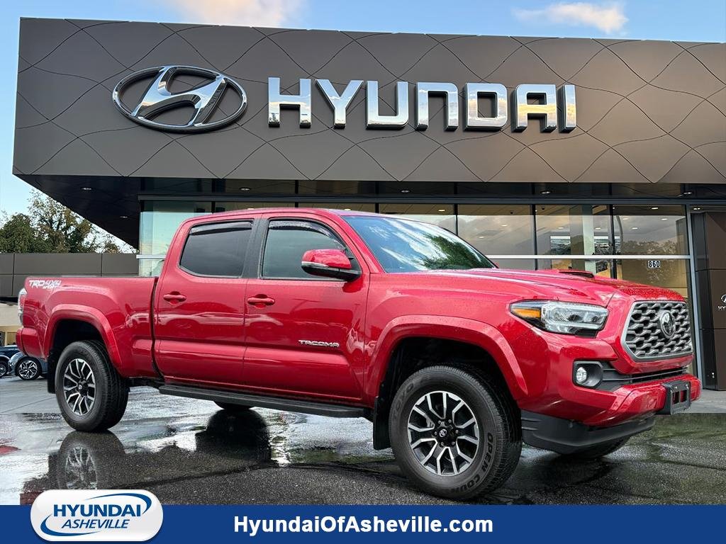 Used 2023 Barcelona Red Metallic Toyota TRD Sport V6 image 1