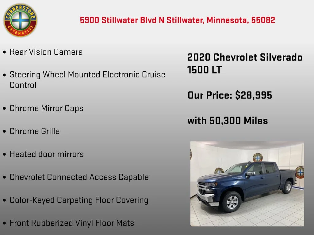 Used 2020 Blue Chevrolet LT image 30