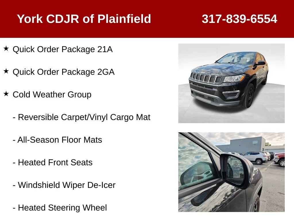 Used 2020 Black Jeep Sport image 6