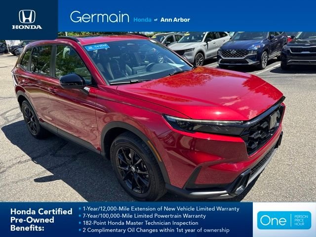 Certified Used 2026 Radiant Red Metallic Honda AWD Sport-L Hybrid image 6