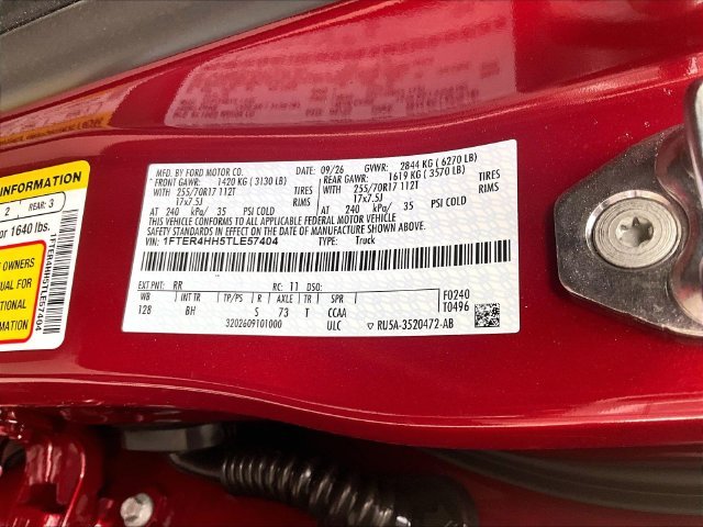New 2026 Ruby Red Metallic Tinted Clearcoat Ford XLT image 29