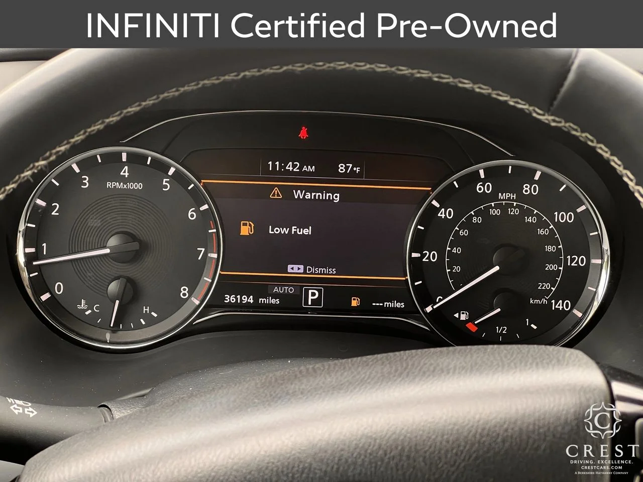 Certified Used 2023 Anthracite Gray INFINITI PREMIUM SELECT image 15