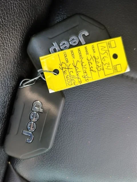 Used 2023 Yellow Jeep Sahara 4xe image 52