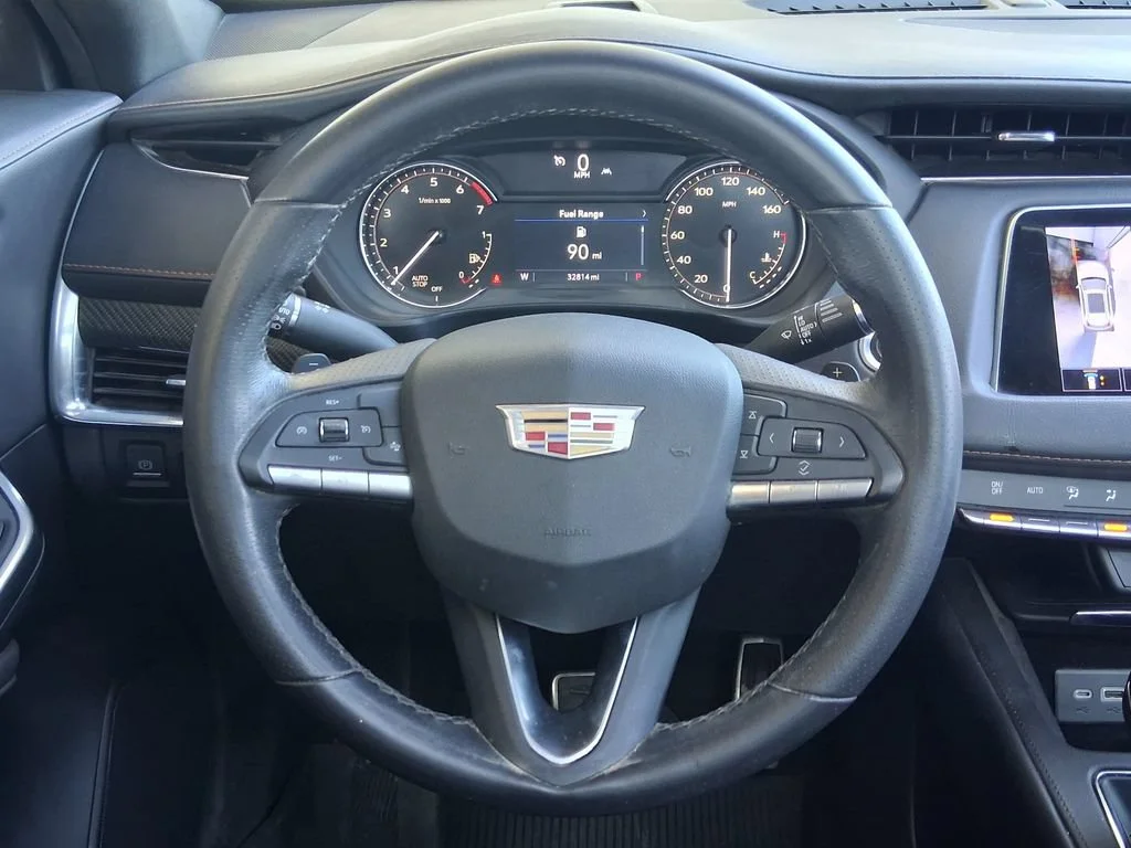 Used 2023 CRYSTAL WHITE TRICOAT Cadillac FWD Sport image 10
