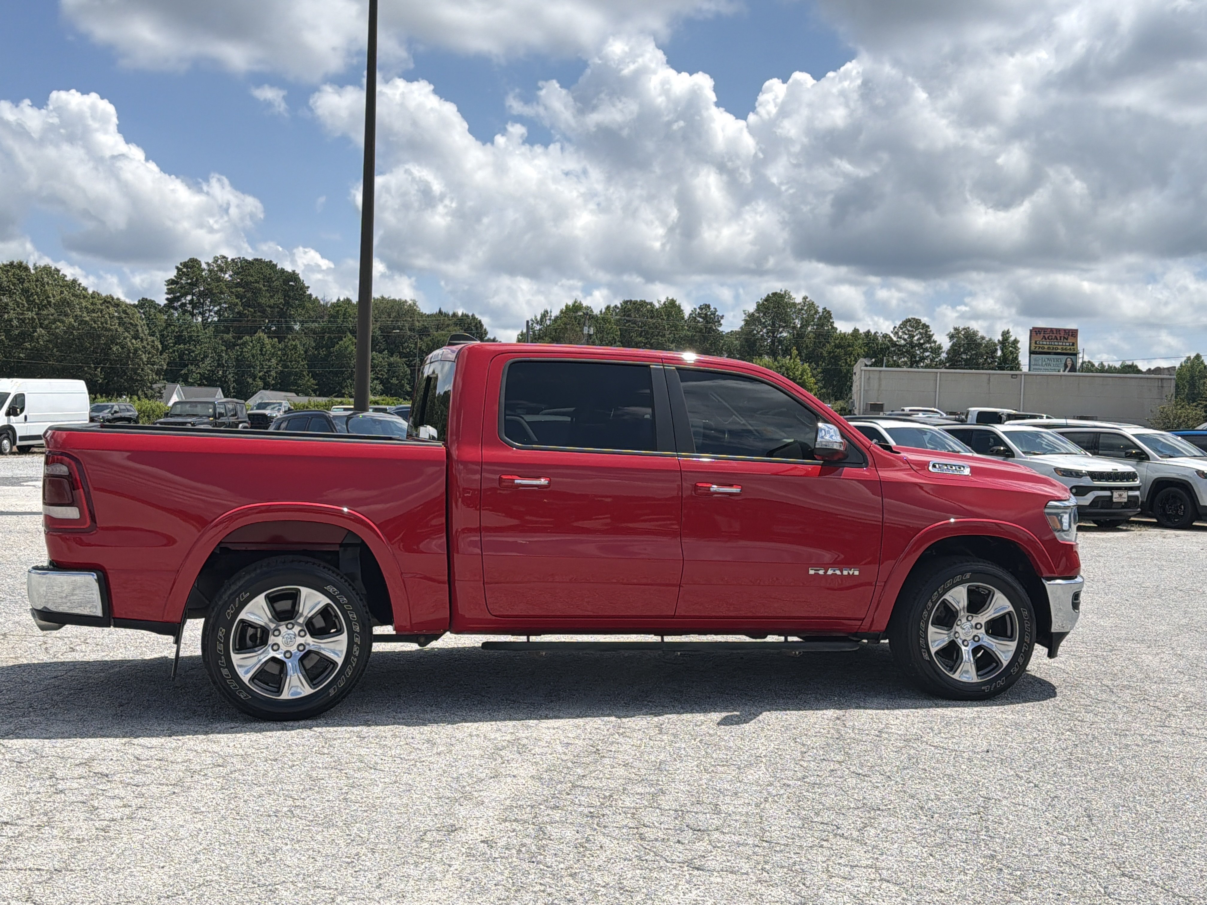 Used 2022 Flame Red Clearcoat Ram Laramie image 8
