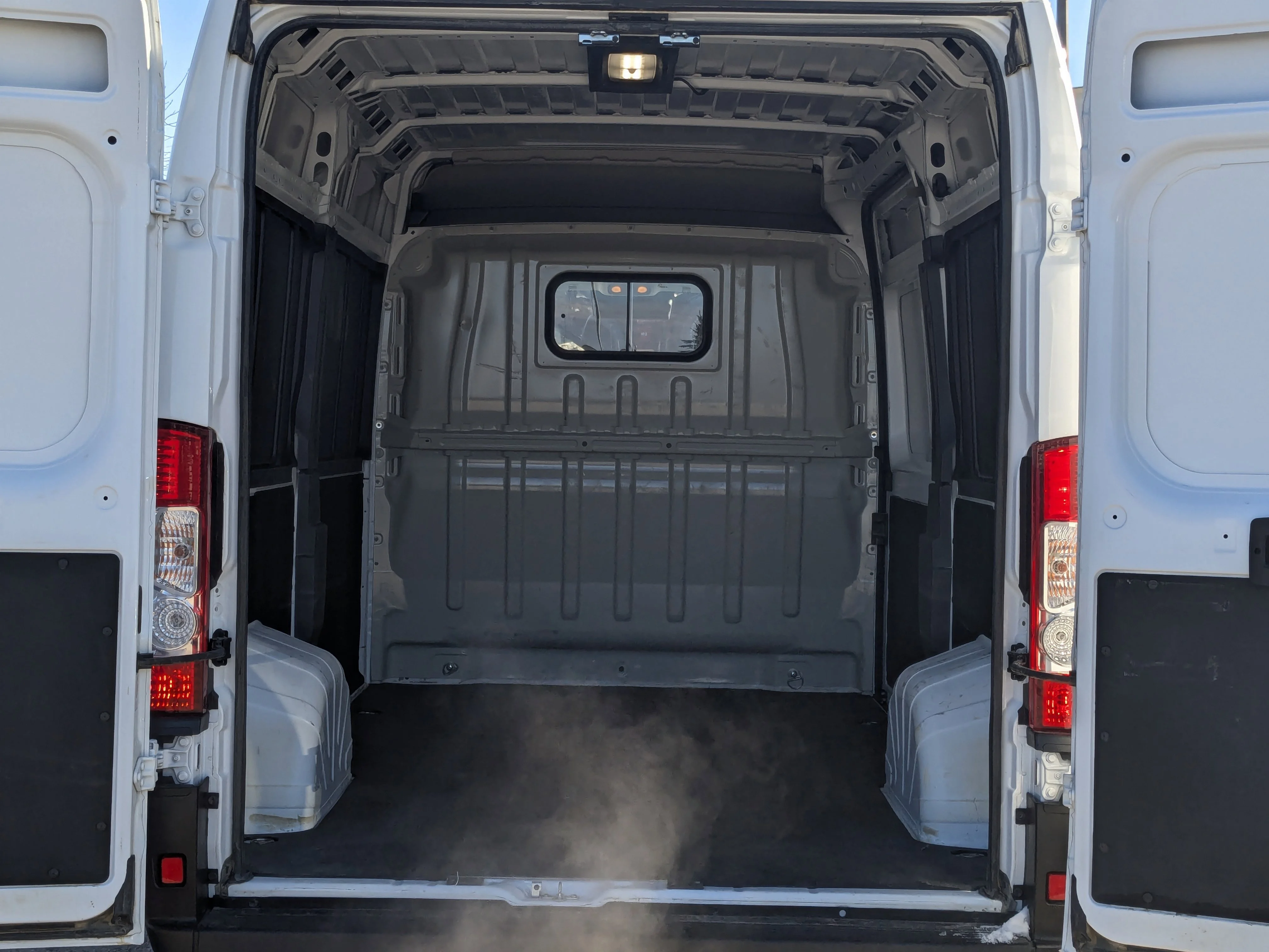 Used 2025 White RAM Tradesman - C/V HR 136 WB - Pkg 22B - Convenience Grp - Cargo Partition - Wall Paneling & More image 20