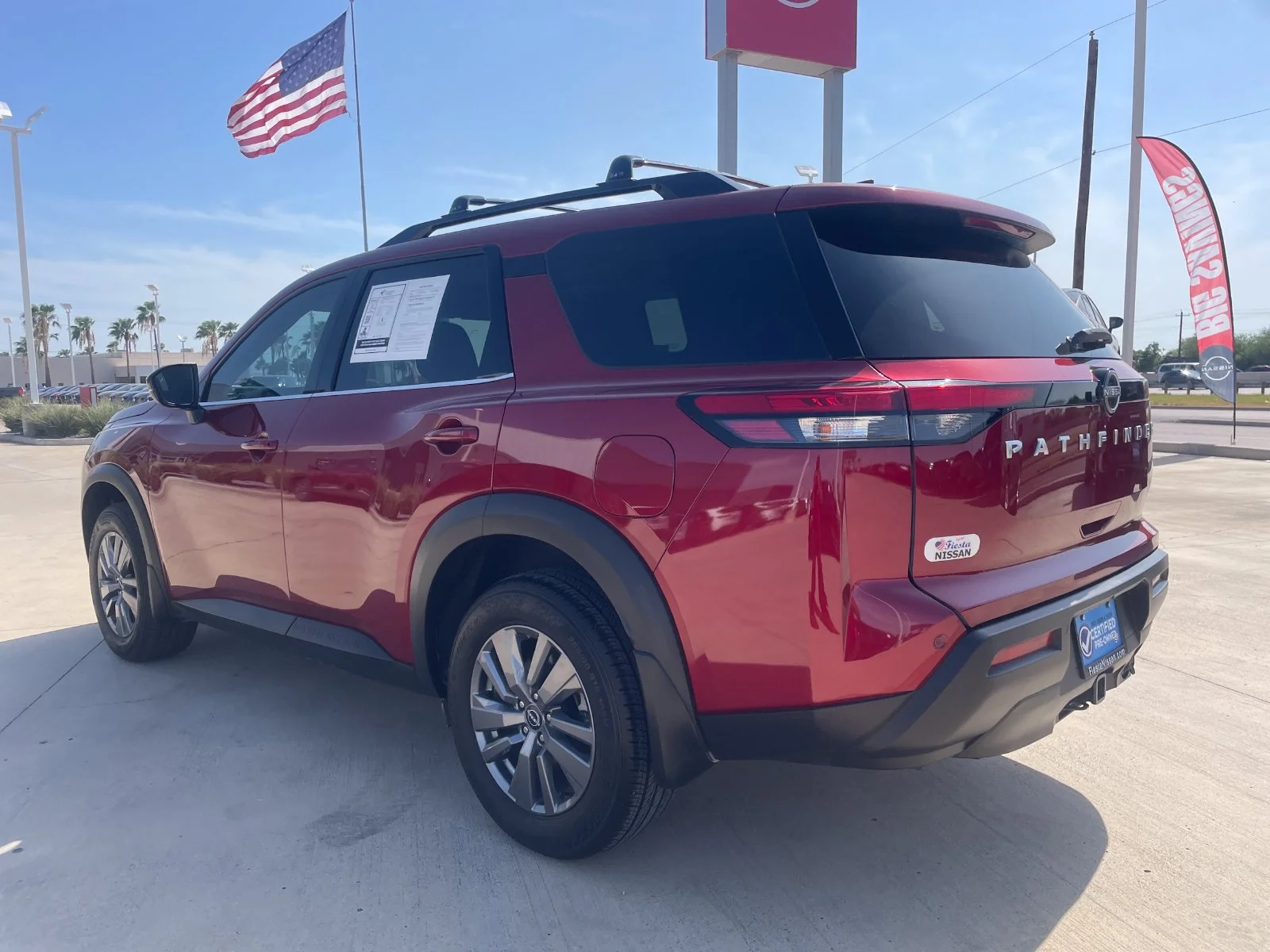 Used 2025 Red Nissan SV image 3