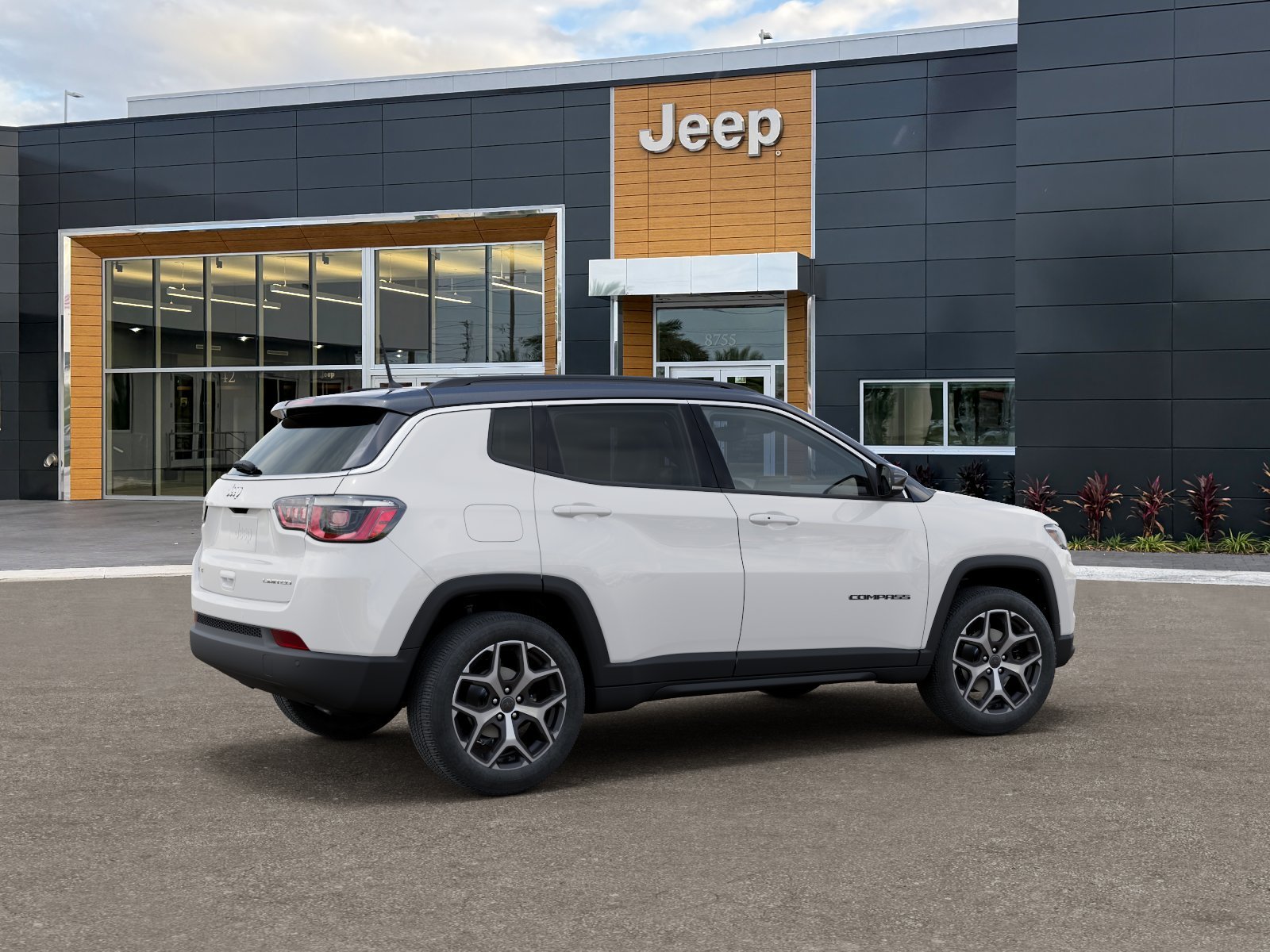 New 2026 Bright White Clear-Coat Exterior Paint Jeep Limited image 4