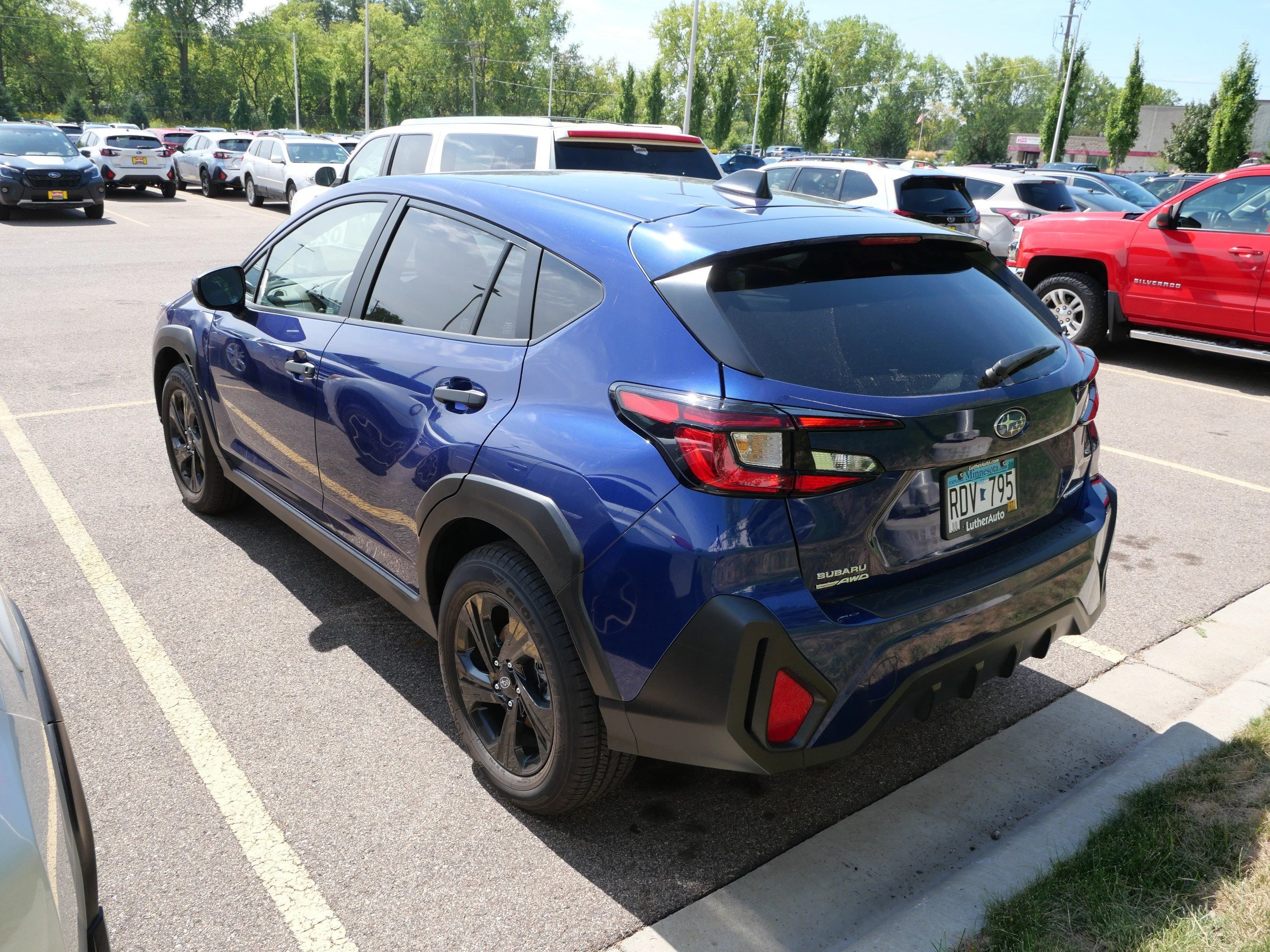 Used 2024 Sapphire Blue Pearl Subaru SUV CVT image 6