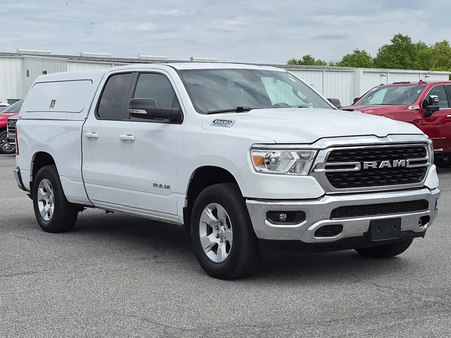 Certified Used 2022 Bright White Clearcoat Ram Big Horn image 3