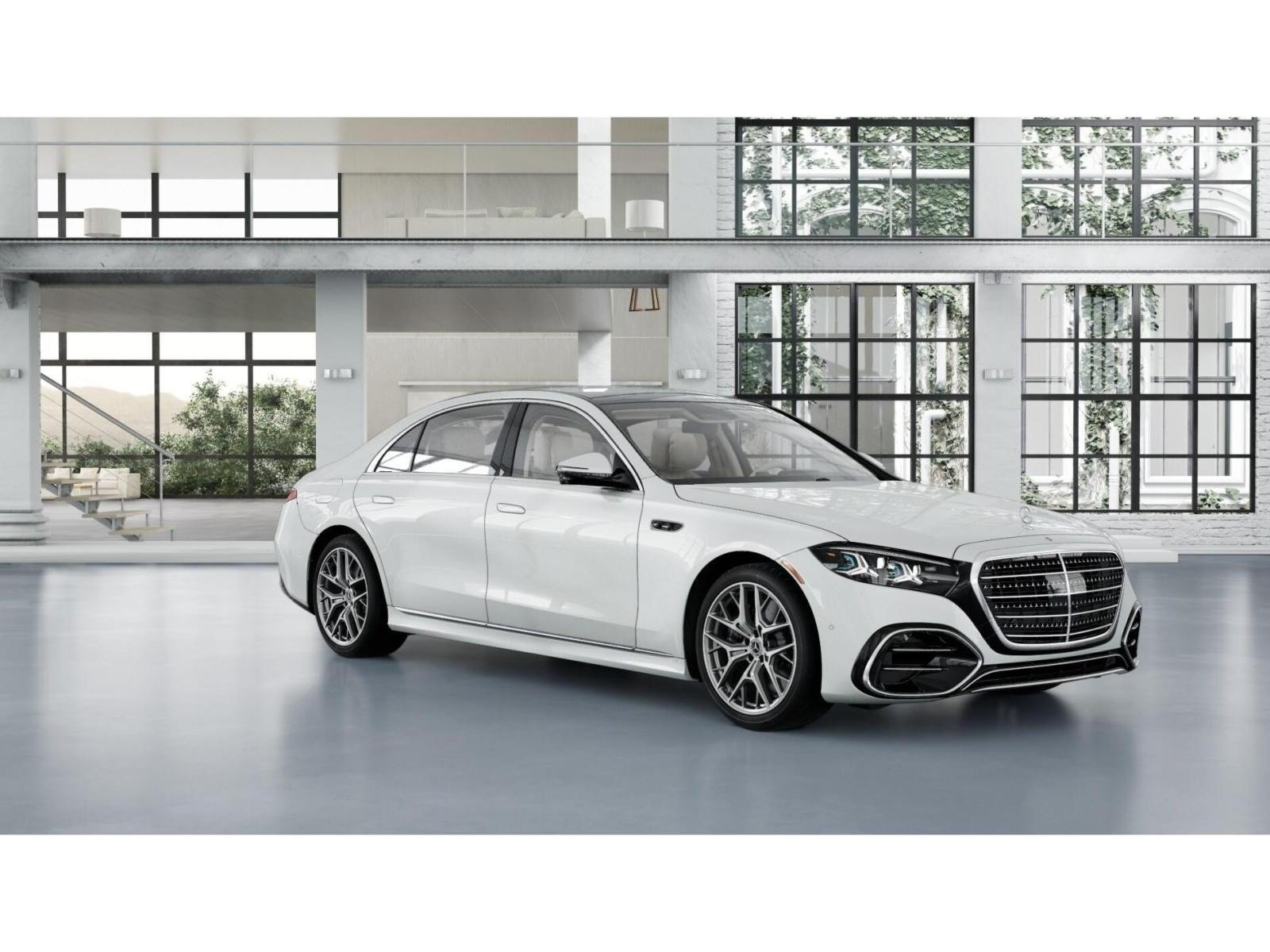 New 2027 MANUFAKTUR Moonlight White Metallic Mercedes-Benz S 580 4D Sedan 4MATIC® image 12