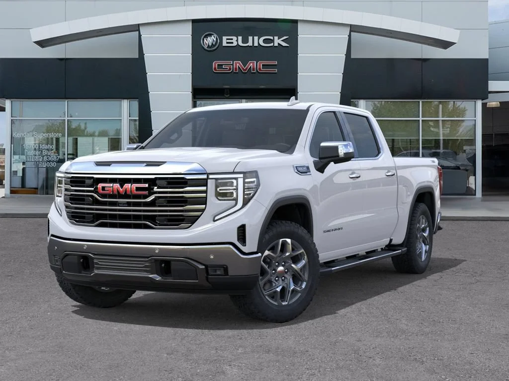 New 2026 Glacier White Tricoat GMC SLT image 6